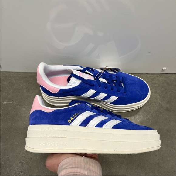 adidas Gazelle Bold True Pink/Semi Lucid Blue - Picture 8 of 9